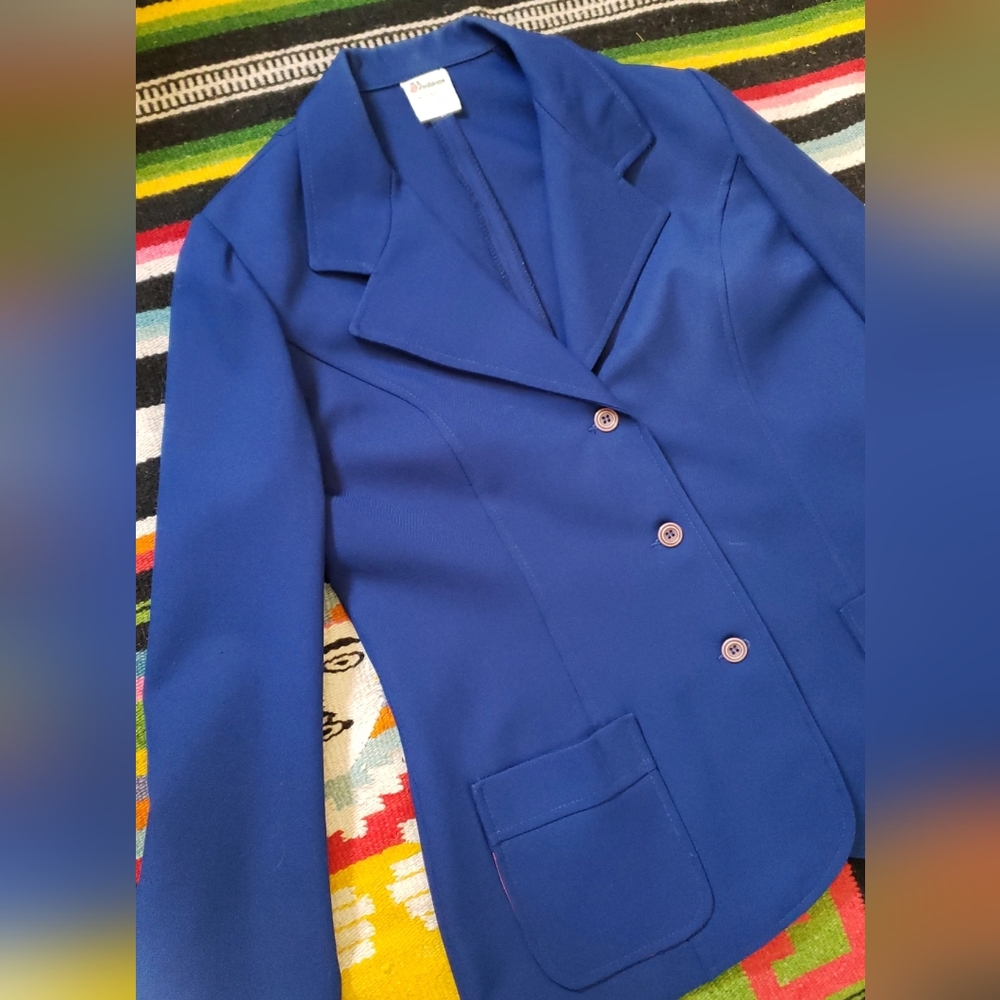 Women's Classic Blue Blazer Jacket